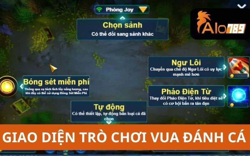 Giao diện trò chơi vua đánh cá Giao diện trò chơi vua đánh cá