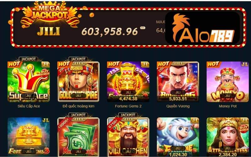 Nổ hũ ALO789 là sản phẩm slot game mang đến nhiều giải thường Jackpot Nổ hũ ALO789 là sản phẩm slot game mang đến nhiều giải thường Jackpot