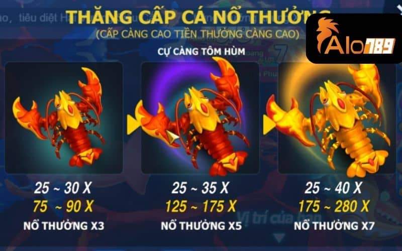 Bảng trả thưởng trong dàn sao đánh cá Bảng trả thưởng trong dàn sao đánh cá