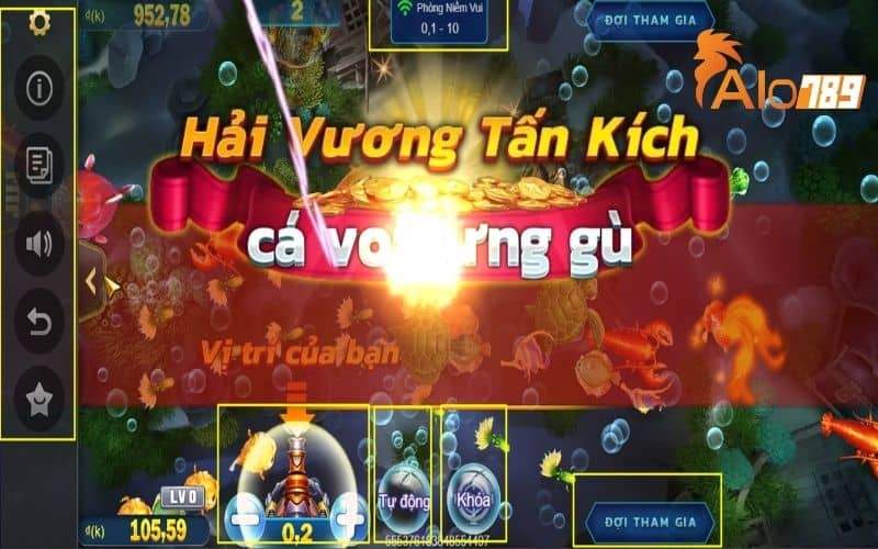 Giao diện của trò chơi Tiên Long Đánh Cá Giao diện của trò chơi Tiên Long Đánh Cá