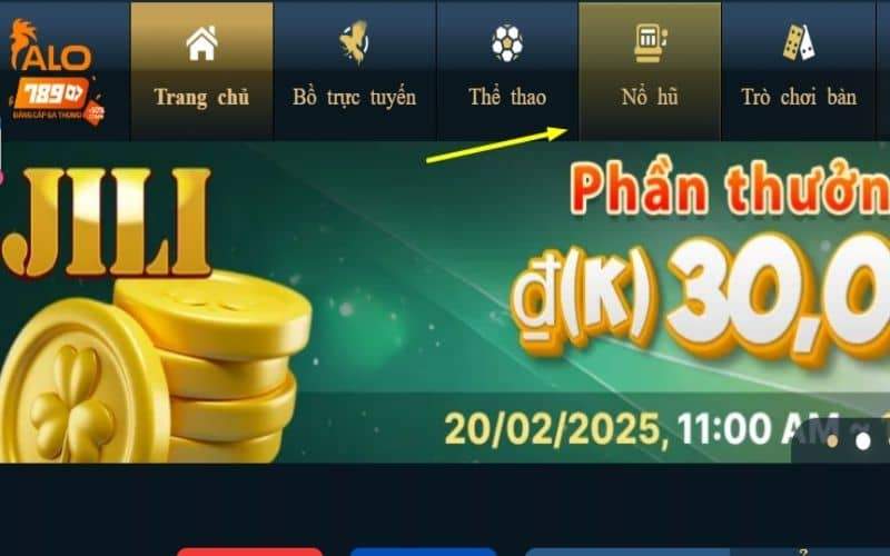 Truy cập vào ALO789 và chọn nổ hũ Truy cập vào ALO789 và chọn nổ hũ